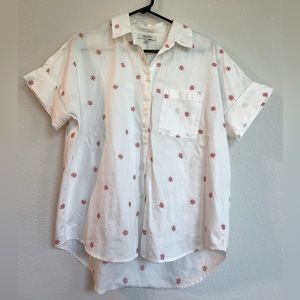 Madewell embroidered button-up